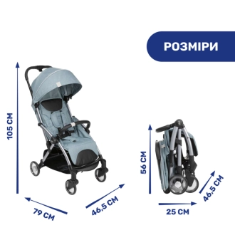 Прогулочная коляска - Chicco Goody Plus (Бирюзовый) - Фото 8