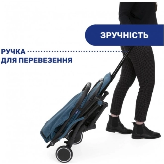 Коляска прогулочная Chicco Trolley Me Синий - Фото 3