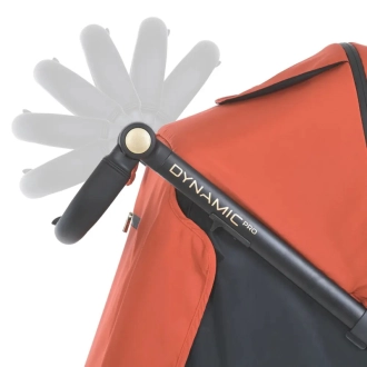 Коляска прогулочная El Camino Dynamic PRO ME 1053-3 Redwood/Оранжевый - Фото 16