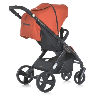 Коляска прогулочная El Camino Dynamic PRO ME 1053-3 Redwood/Оранжевый - Фото 3