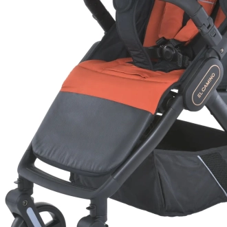 Коляска прогулочная El Camino Dynamic PRO ME 1053-3 Redwood/Оранжевый - Фото 4