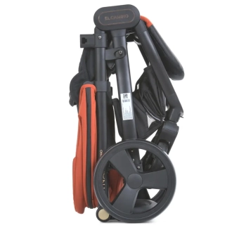 Коляска прогулочная El Camino Dynamic PRO ME 1053-3 Redwood/Оранжевый - Фото 9