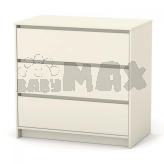 Комод пеленальный Верес Берн 90 см Слоновая кость