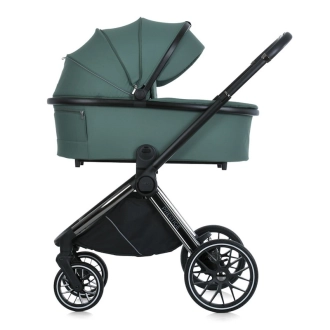 Коляска 2 в 1 El Camino ME 1124-2 PRESTIGE Black/Черный - Фото 8