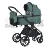 Коляска 2 в 1 El Camino ME 1124-2 PRESTIGE Smoke Green/Бирюзовый