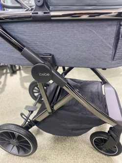 Коляска 2 в 1 Ibebe Pro 03 Grey/Серый - Фото 1