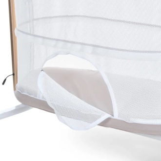 Кроватка приставная манеж El Camino NOA ME 1125-G Beige/Бежевый - Фото 10