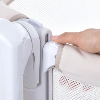 Кроватка приставная манеж El Camino NOA ME 1125-G Beige/Бежевый - Фото 9