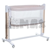 Кроватка приставная манеж El Camino NOA ME 1125-G Beige/Бежевый