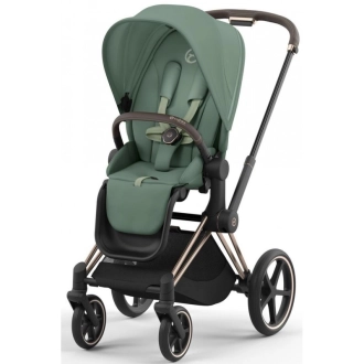 Универсальная коляска 2 в 1 - Cybex Priam Leaf Green (шасси Rose Gold) - Фото 11