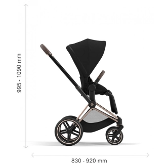 Универсальная коляска 2 в 1 - Cybex Priam Leaf Green (шасси Rose Gold) - Фото 3