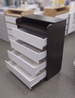 Комод пеленальный Babymax Optimal 80 см Венге/белый - Фото 2