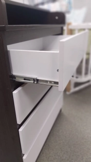 Комод пеленальный Babymax Optimal 80 см Венге/белый - Фото 3