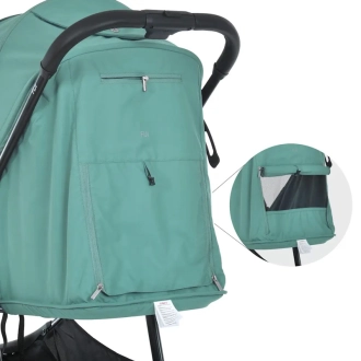 Коляска прогулочная El Camino ME 1113 FIJI Frost Green Matt/Бирюзовый - Фото 4