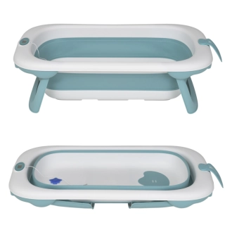 Ванночка складная детская El Camino Bath ME 1106 T-Control с термометром 80 см Blue/Голубой - Фото 1