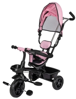 Велосипед трехколесный FreeOn Free2Move Sport Black Pink/Розовый - Фото 1
