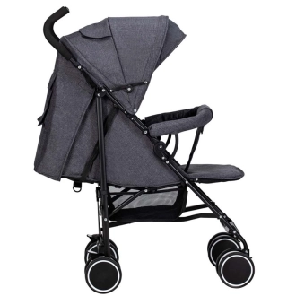 Коляска прогулочная трость FreeON Simple Grey/Серый - Фото 1