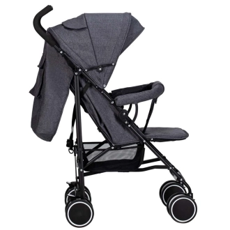 Коляска прогулочная трость FreeON Simple Grey/Серый - Фото 2