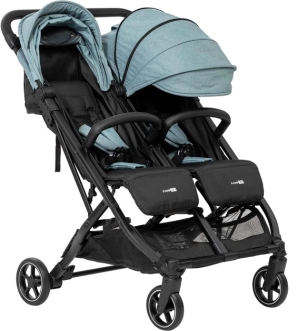 Прогулочная коляска для двойни - FreeON Active TWIN (Бирюзовый) - Фото 2