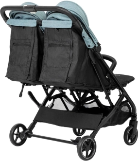Прогулочная коляска для двойни - FreeON Active TWIN (Бирюзовый) - Фото 4