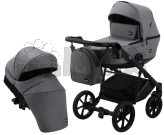 Универсальная коляска 2 в 1, Ткань - Bair Kiwi Soft BKS-218 (Серый)