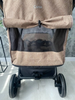 Коляска прогулочная Carrello Corsa CRL-5518 Peach Beige/Бежевый - Фото 6