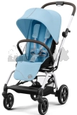 Прогулочная коляска - Cybex Eezy S Twist plus 2 Silver Beach Blue (Голубой)