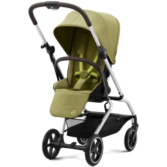 Прогулочная коляска - Cybex Eezy S Twist plus 2 Silver Nature Green (Зеленый) - Фото 1
