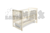 Кроватка детская DeSon Mriya с маятником 120×60 см Слоновая кость