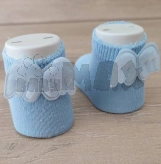 Носочки детские с крылышками Маленькое Солнышко, хлопок Голубой