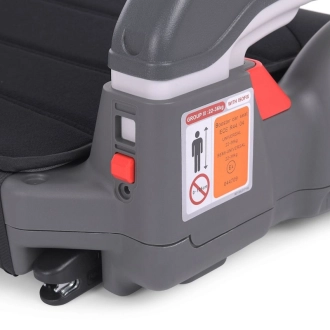 Бустер El Camino ME 1144 RORO ISOFIX Royal Black/Черный - Фото 2