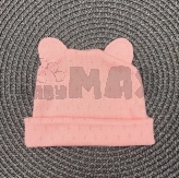 Шапочка с ушками Baby Life, Розовый, Ажур, 62р.