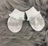 Царапки для новорожденных, Baby Life, Белый, Ажур