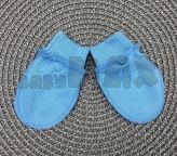 Царапки для новорожденных, Baby Life, Голубой, Рубчик 