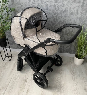 Коляска 2 в 1 Angelina FIBI F-7 Бежевый - Фото 11