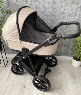 Коляска 2 в 1 Angelina FIBI F-7 Бежевый - Фото 12