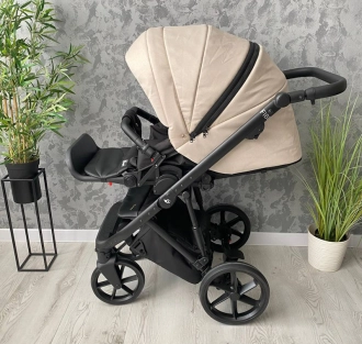 Коляска 2 в 1 Angelina FIBI F-7 Бежевый - Фото 17