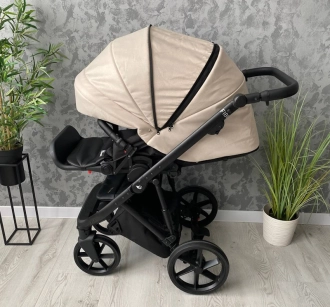 Коляска 2 в 1 Angelina FIBI F-7 Бежевый - Фото 18
