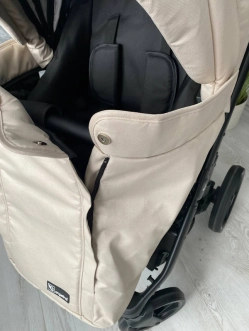 Коляска 2 в 1 Angelina FIBI F-7 Бежевый - Фото 24
