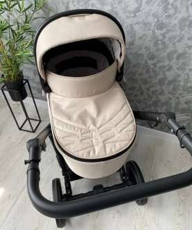 Коляска 2 в 1 Angelina FIBI F-7 Бежевый - Фото 2