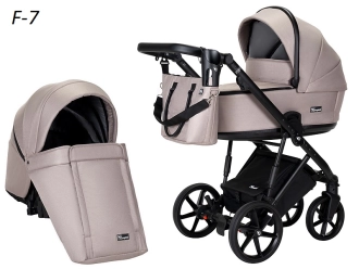 Коляска 2 в 1 Angelina FIBI F-7 Бежевый - Фото 32