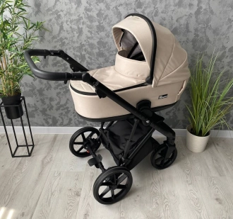 Коляска 2 в 1 Angelina FIBI F-7 Бежевый - Фото 3
