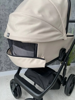 Коляска 2 в 1 Angelina FIBI F-7 Бежевый - Фото 4