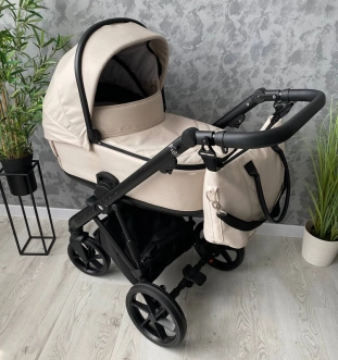 Коляска 2 в 1 Angelina FIBI F-7 Бежевый - Фото 7