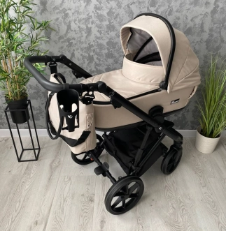 Коляска 2 в 1 Angelina FIBI F-7 Бежевый - Фото 8
