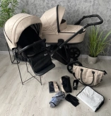 Коляска 2 в 1 Angelina FIBI F-7 Бежевый