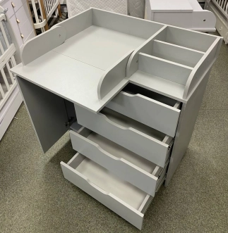 Комод пеленальный Babymax Maxi 90 см Серый - Фото 5