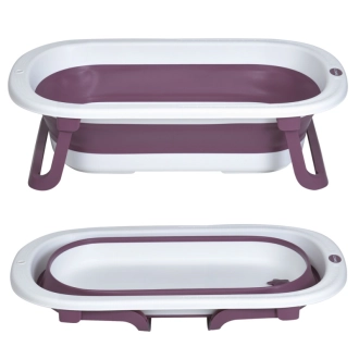 Ванночка складная детская El Camino ME 1152 BASIC 80 см Pink/Розовый - Фото 1