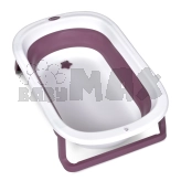 Ванночка складная детская El Camino ME 1152 BASIC 80 см Pink/Розовый