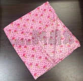 Плед Eldoll Фламинго 90×90 см, флис Розовый